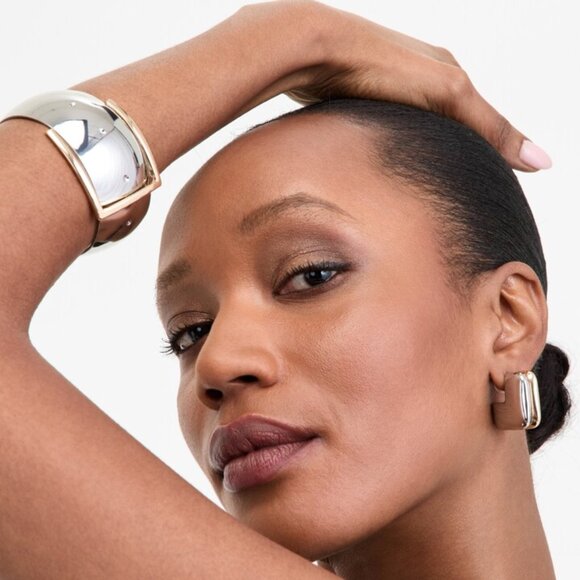 I.N.C. International Concepts Two-Tone Buckle Cuff Bracelet - Picture 2 of 2